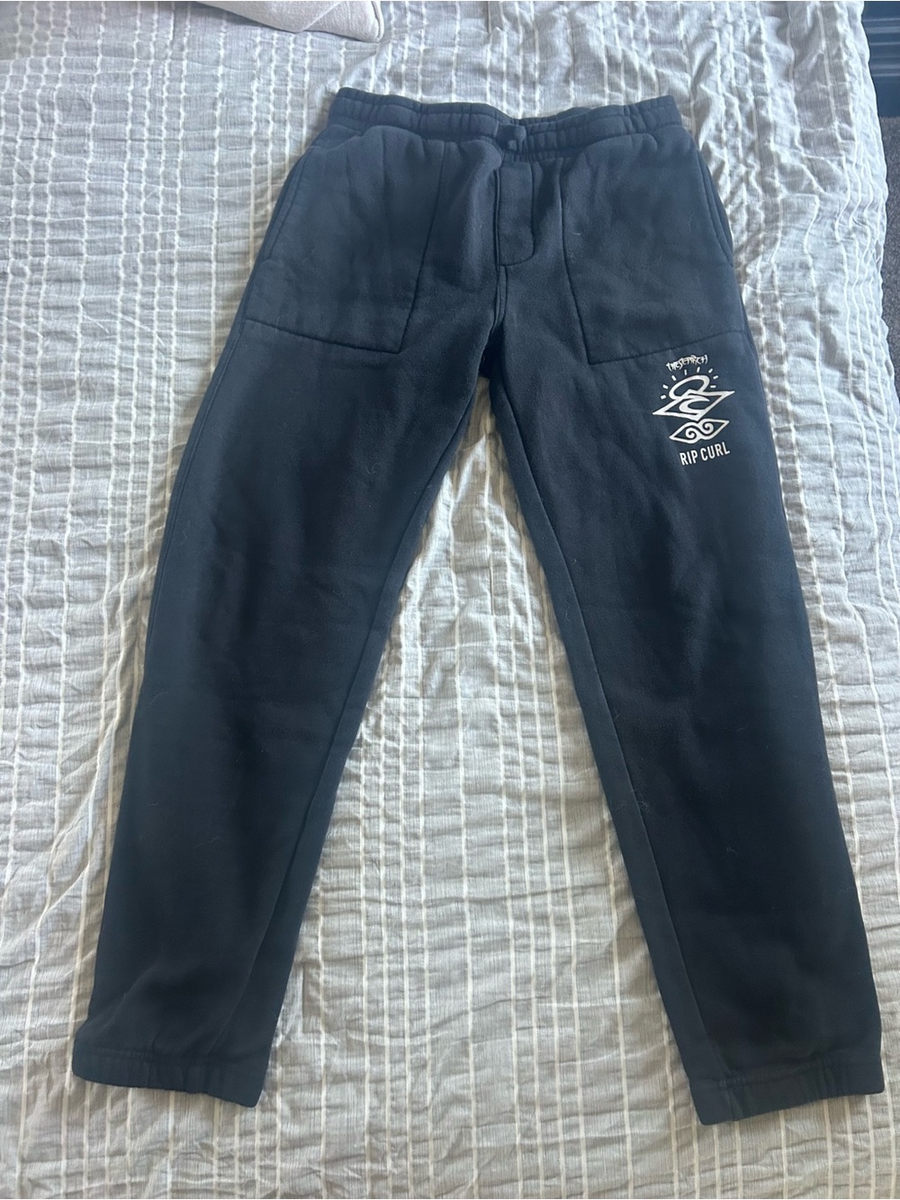 Rip Curl Kids Black Logo Joggers